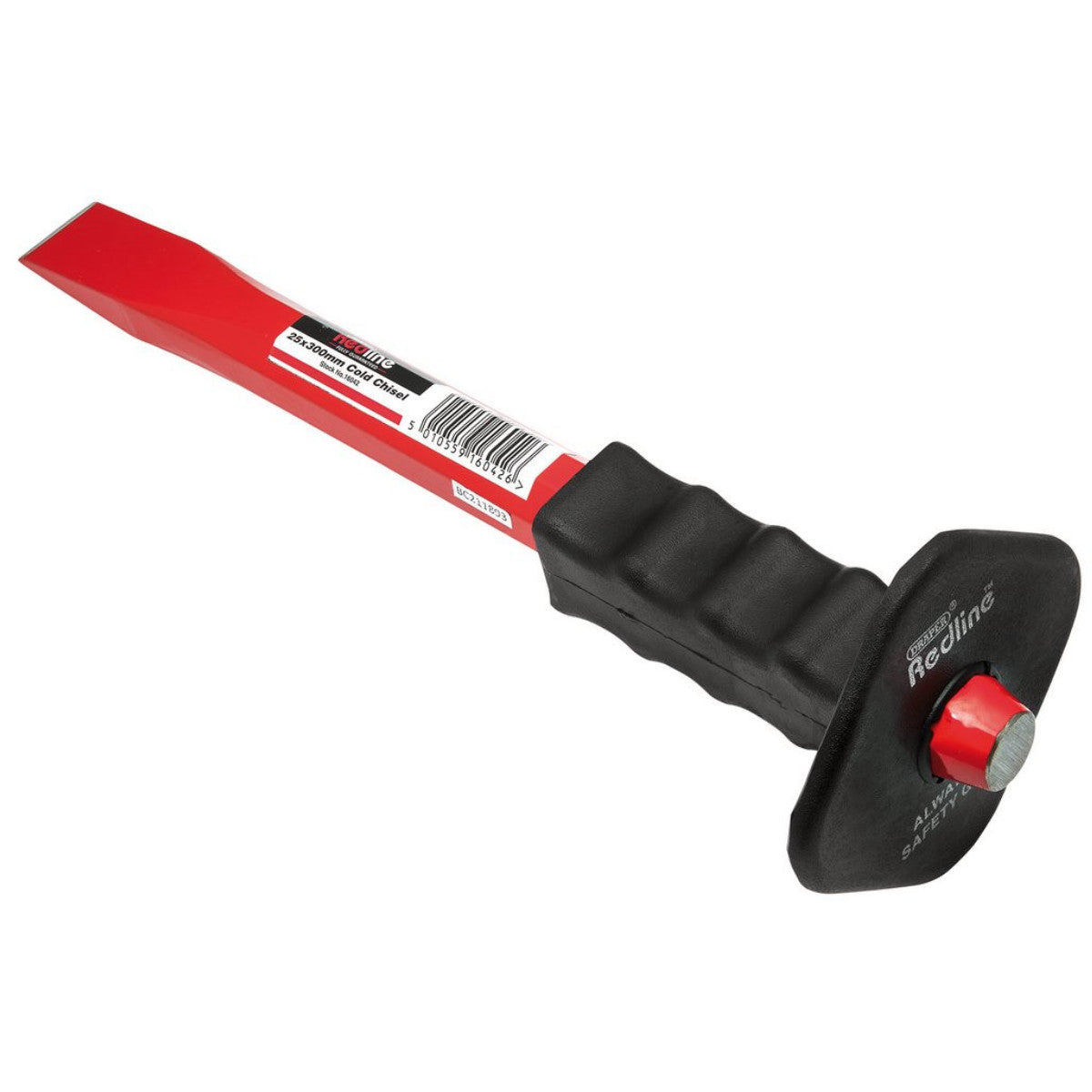 Draper Redline Cold Chisel with Hand Guard, 25 x 300mm 16042