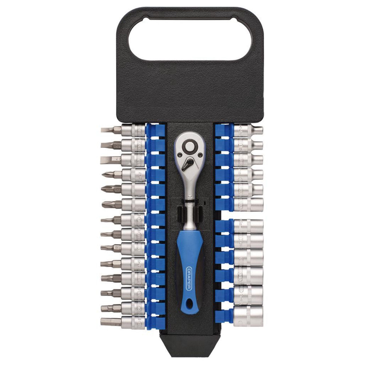 Draper Metric Socket Set, 1/4" Sq. Dr. (27 Piece) 16370