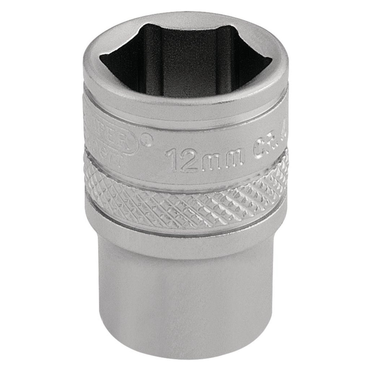 Draper Expert Socket, 1/4" Sq. Dr., 12mm 16515
