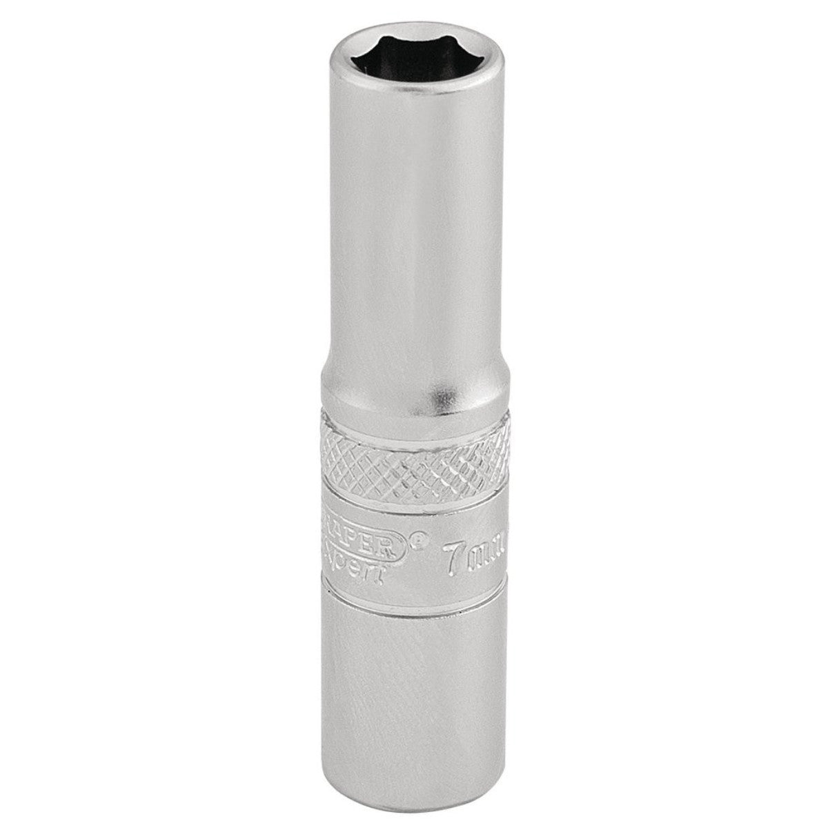 Draper Expert 6 Point Deep Socket, 1/4" Sq. Dr., 7mm 16527