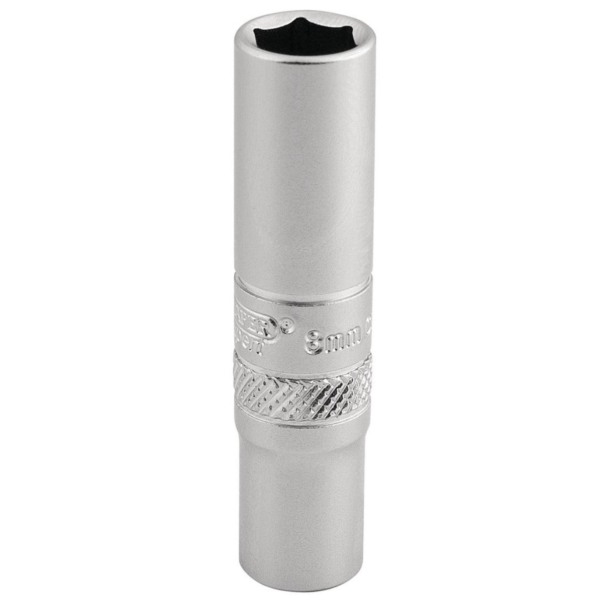 Draper Expert 6 Point Deep Socket, 1/4" Sq. Dr., 8mm 16528