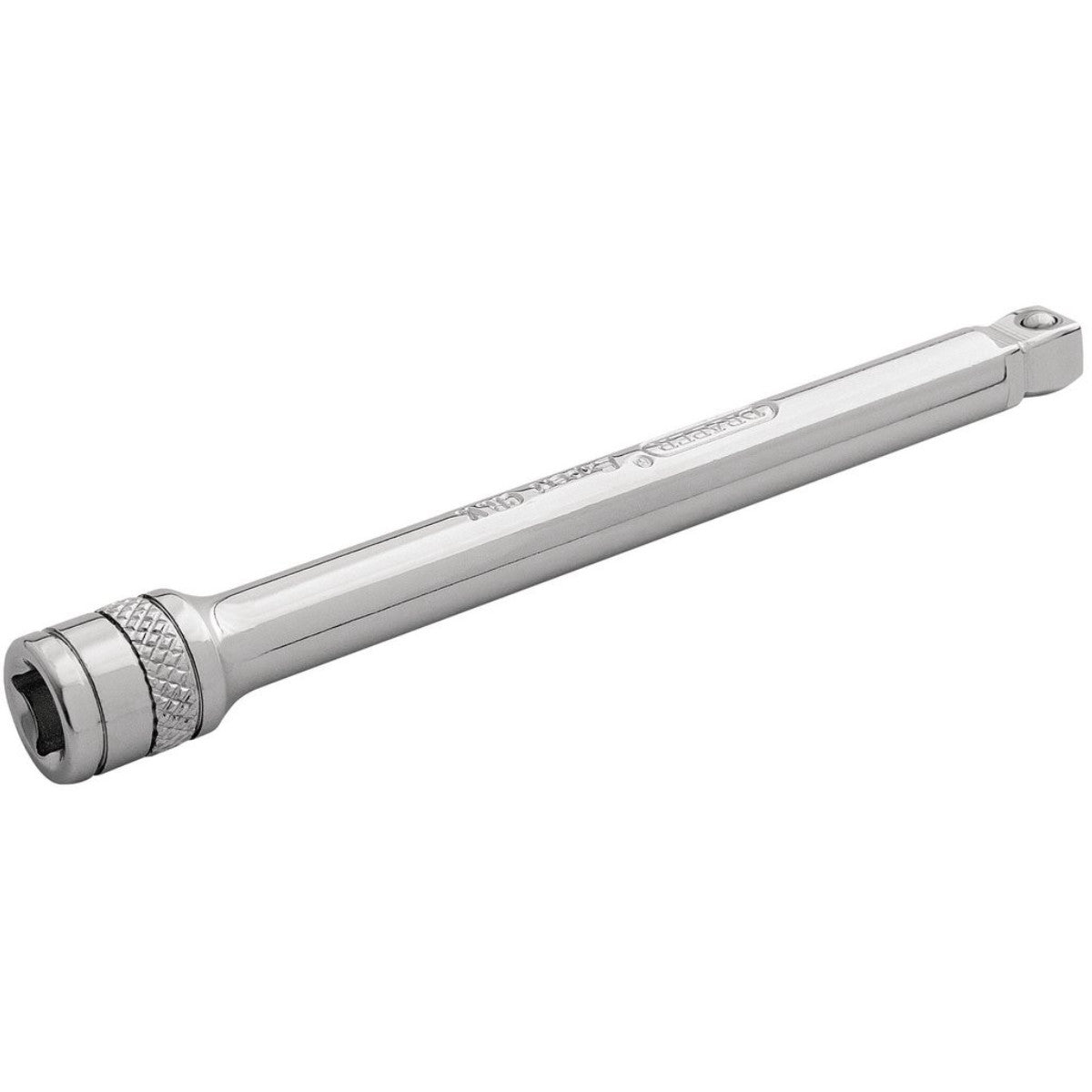 Draper Expert Wobble Extension Bar, 1/4" Sq. Dr., 100mm, Polished Chrome 16718
