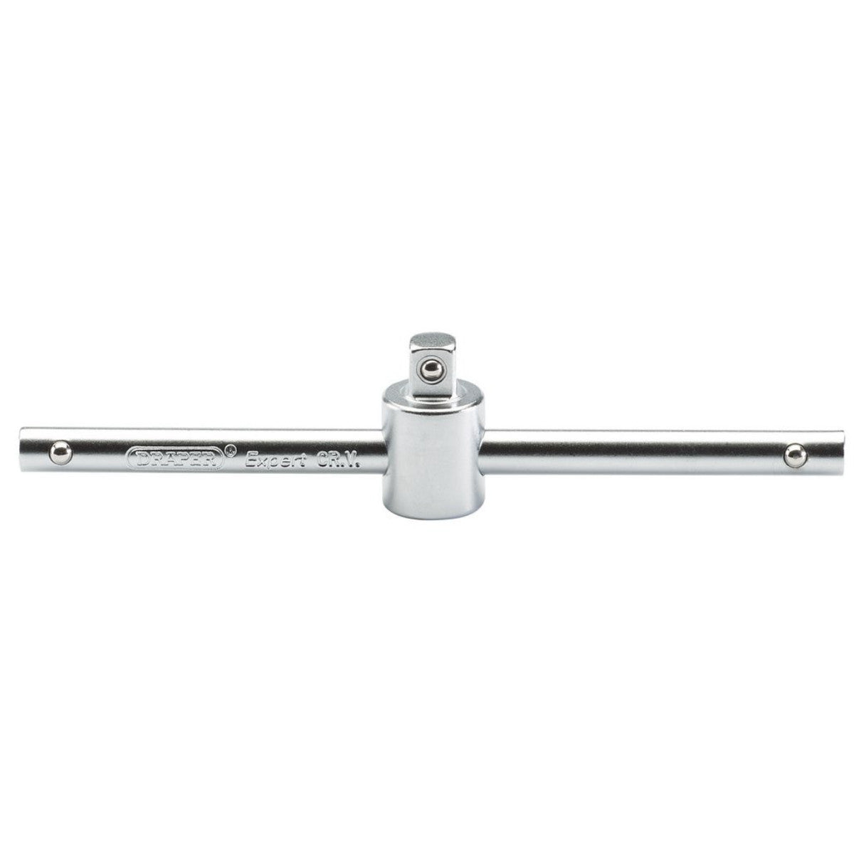 Draper Expert Satin Chrome Sliding T Bar, 1/4" Sq. Dr. 16786