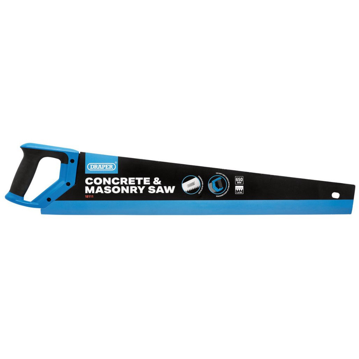 Draper Concrete and Masonry Saw, 650mm, 1.4tpi 18111