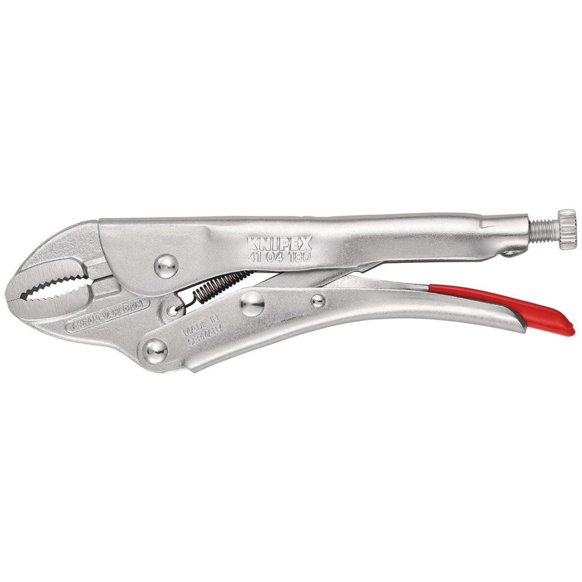 Knipex 41 04 180 Grip Pliers, Galvanized, 180mm 18338