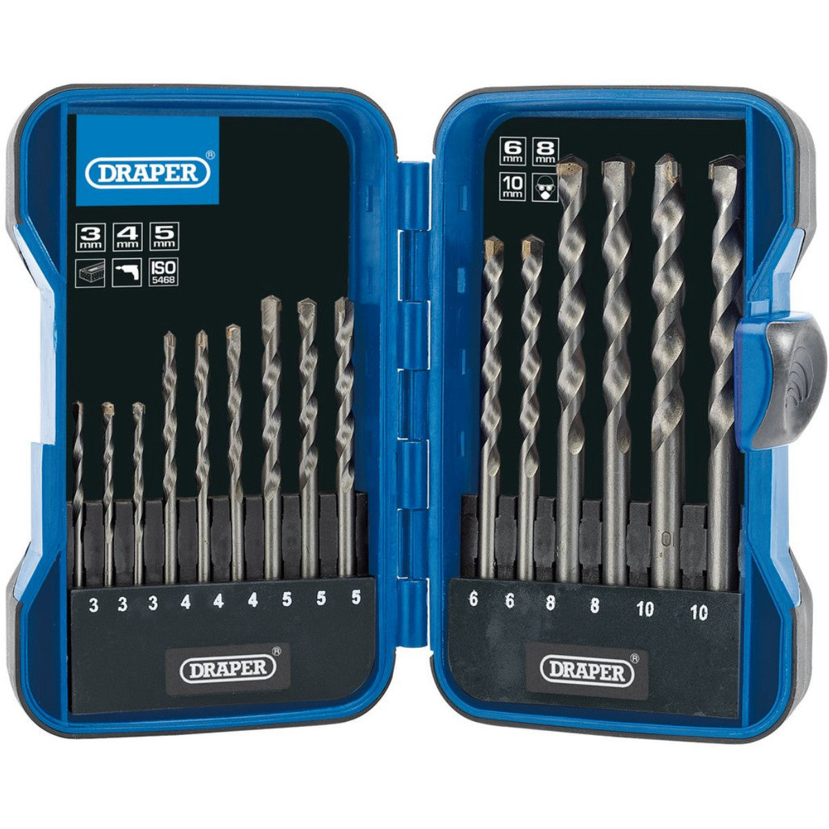 Draper TCT Masonry Drill Bit Set (15 Piece) 18550