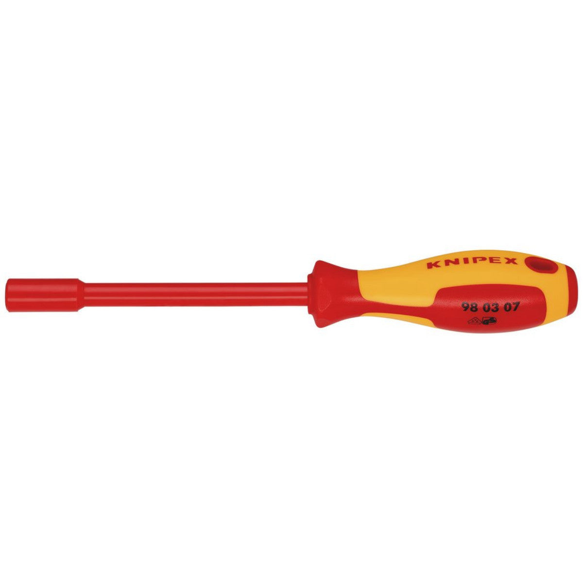 Knipex 98 03 07 VDE Insulated Nut Driver, 7.0 x 125mm 18737