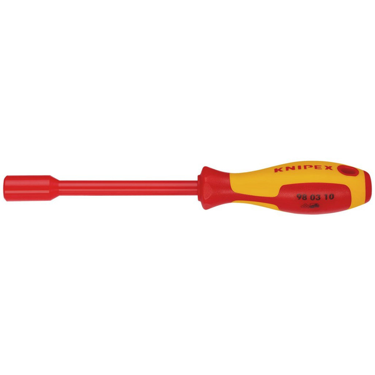 Knipex 98 03 10 VDE Insulated Nut Driver, 10.0 x 125mm 18740
