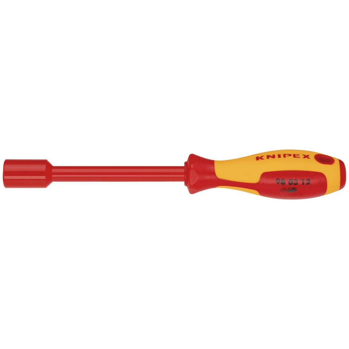 Knipex 98 03 12 VDE Insulated Nut Driver, 12.0 x 125mm 18742