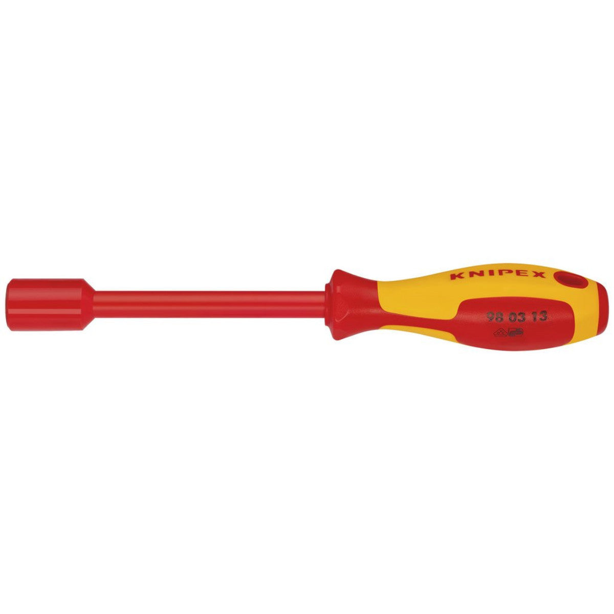 Knipex 98 03 13 VDE Insulated Nut Driver, 13.0 x 125mm 18743
