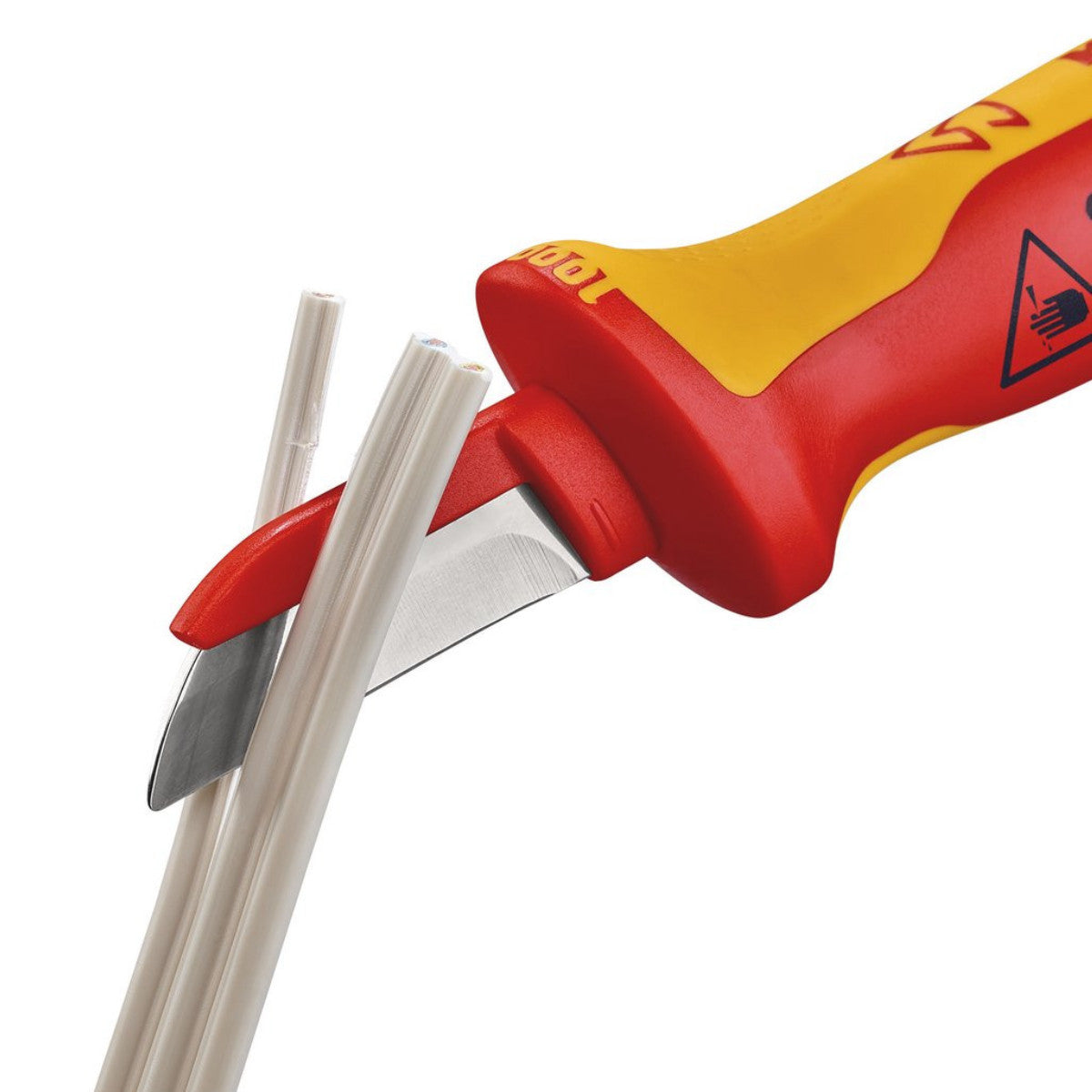 Knipex 98 54 SB VDE Cable Knife, Back of Blade Plastic Coated, 190mm 18872