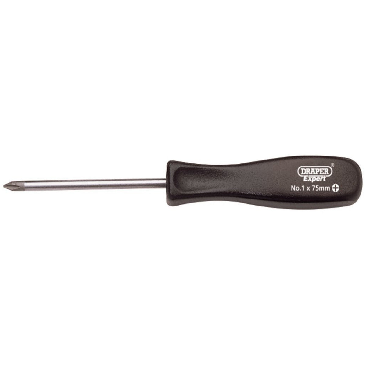 Draper Expert Cross Slot Mechanics Screwdriver, No.1 x 75mm 19532