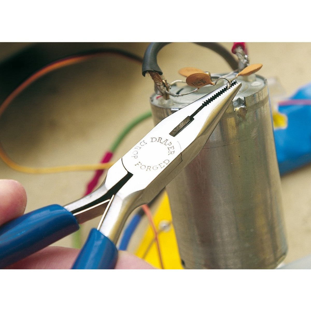 Draper Spring Loaded Long Nose Pliers, 115mm 19647