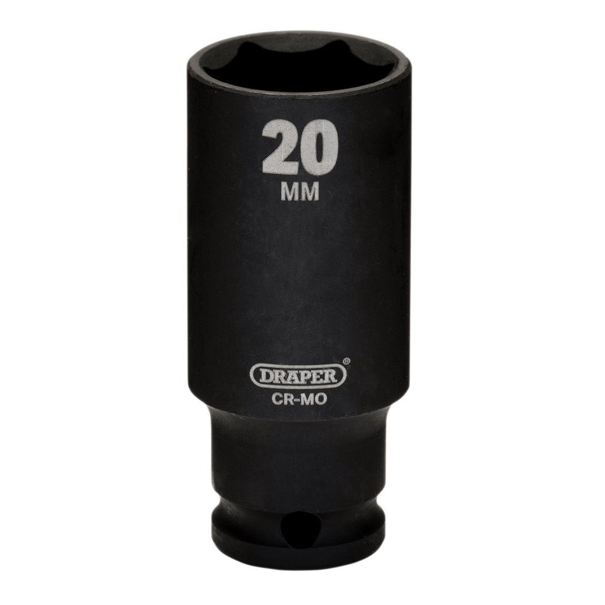 Draper HI-TORQ Metric Deep Impact Socket, 3/8" Sq. Dr., 20mm 20176