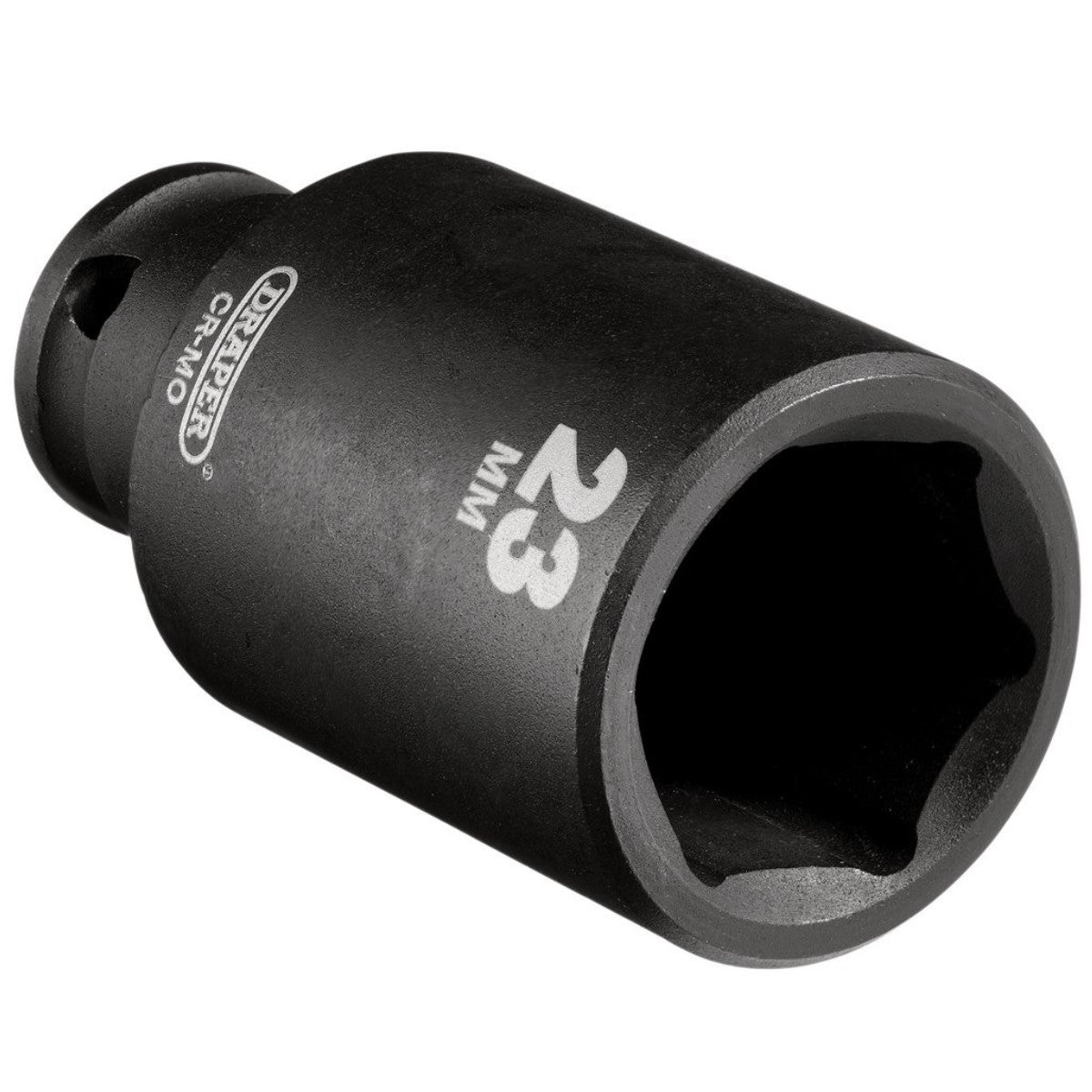 Draper HI-TORQ Metric Deep Impact Socket, 3/8" Sq. Dr., 23mm 20181