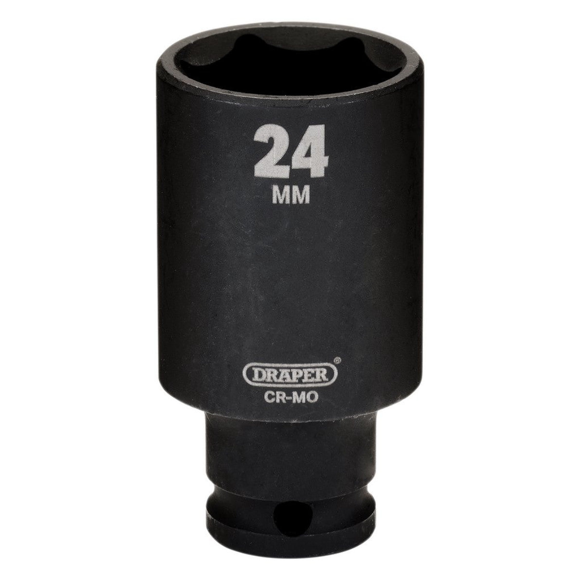 Draper HI-TORQ Metric Deep Impact Socket, 3/8" Sq. Dr., 24mm 20182