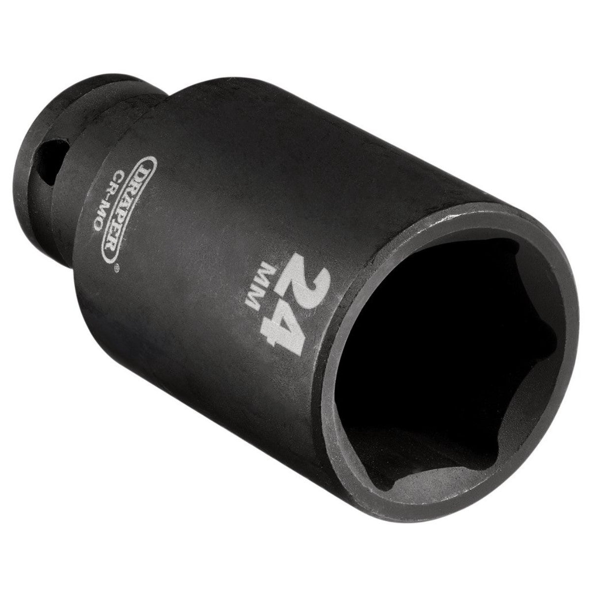 Draper HI-TORQ Metric Deep Impact Socket, 3/8" Sq. Dr., 24mm 20182
