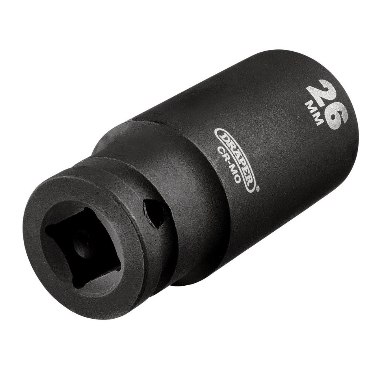 Draper HI-TORQ Metric Deep Impact Socket, 1/2" Sq. Dr., 26mm 20193
