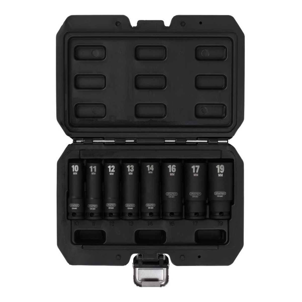Draper HI-TORQ Metric Deep Impact Socket Set, 3/8" Sq. Dr. (8 Piece) 20205