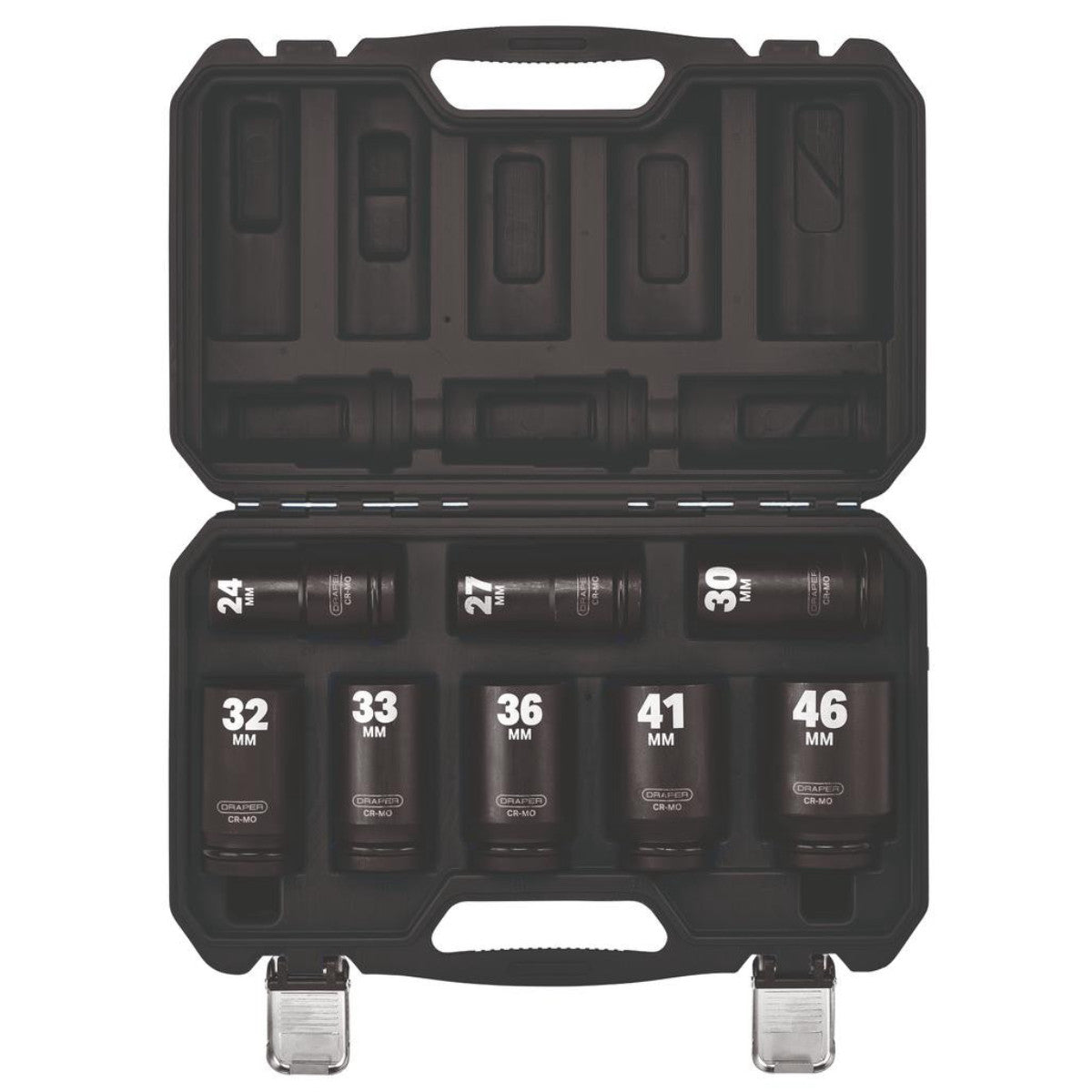 Draper HI-TORQ Metric Deep Impact Socket Set, 3/4" Sq. Dr. (8 Piece) 20208