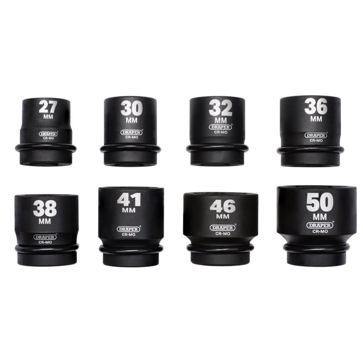 Draper HI-TORQ Metric Impact Socket Set, 1" Sq. Dr. (8 Piece) 20209