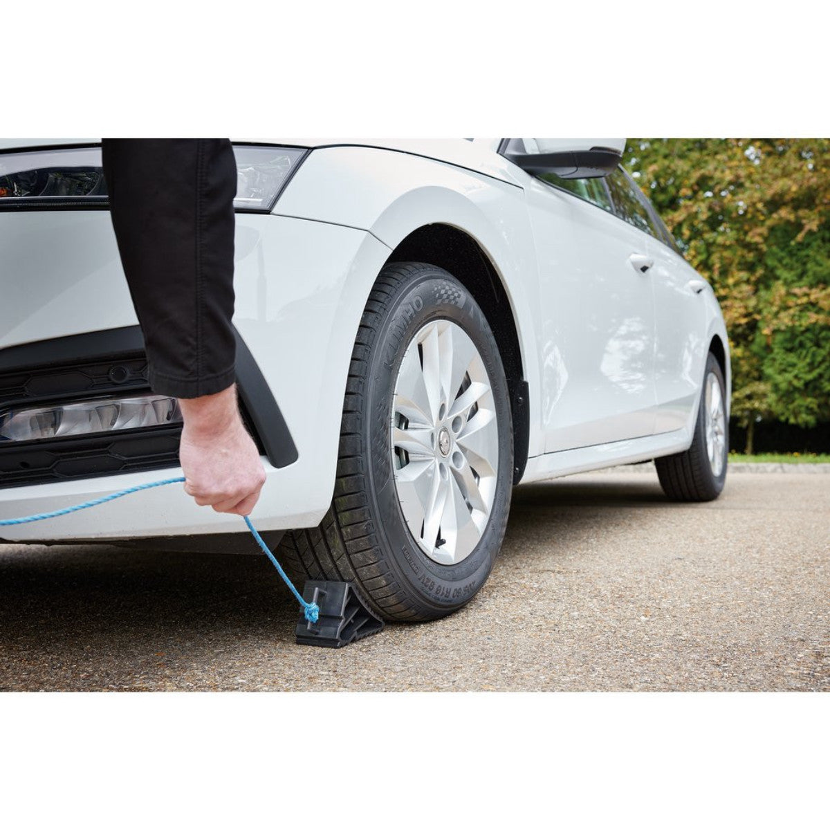 Draper Plastic Wheel Chocks, 2 Tonne (Pair) 20212