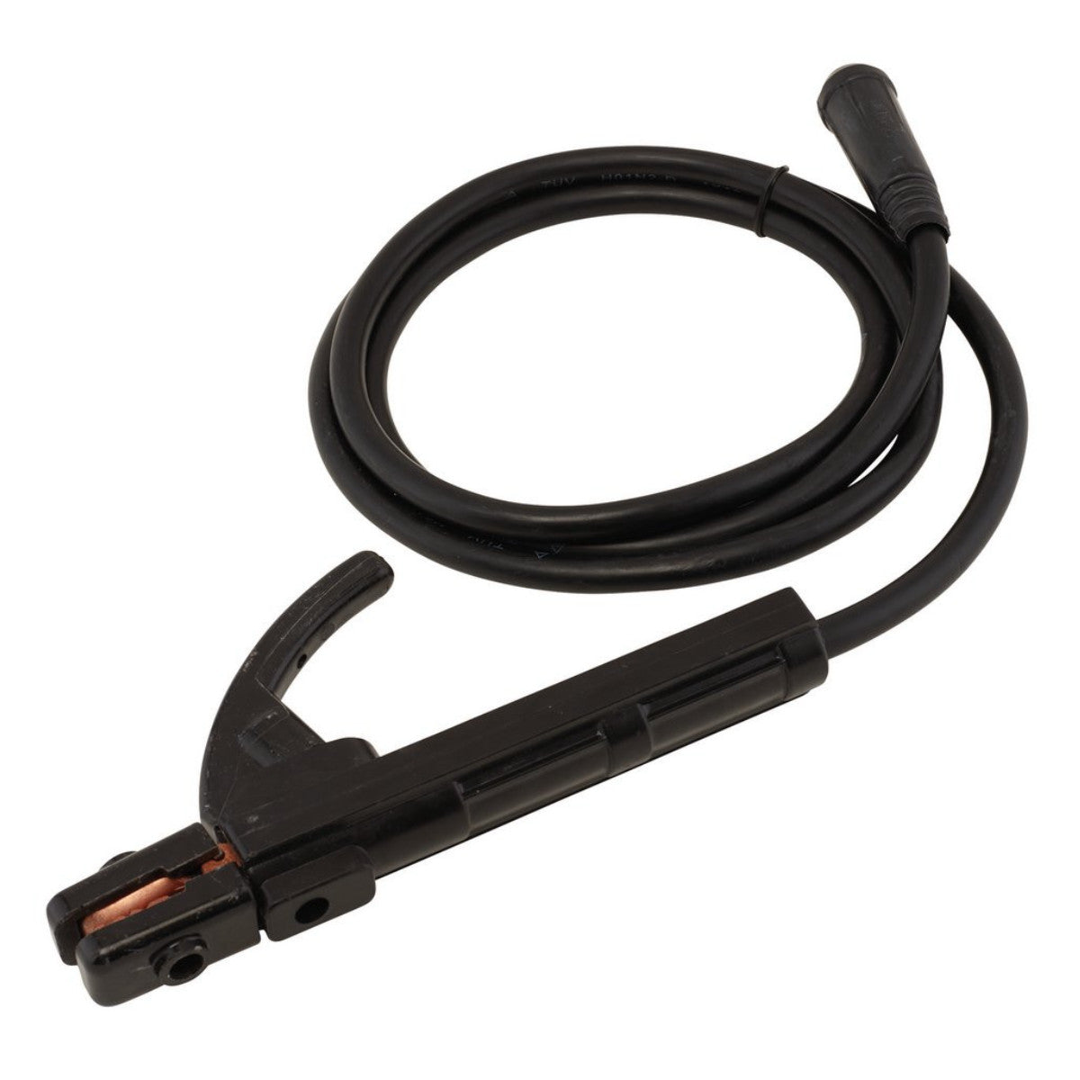 Draper MMA Welding Electrode Holder with 10/25 Dinse-type Plug, 1.8m, 200A 20924