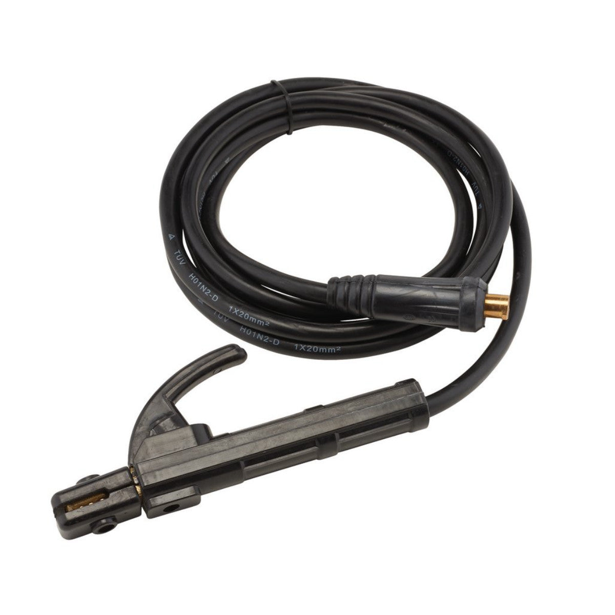 Draper Expert MMA Welding Electrode Holder with 30/50 Dinse-type Plug, 3m, 200A 20925