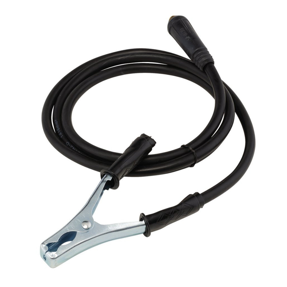Draper MMA Welding Earth Lead and Clamp with 10/25 Dinse-type Plug, 1.8m, 200A 20930