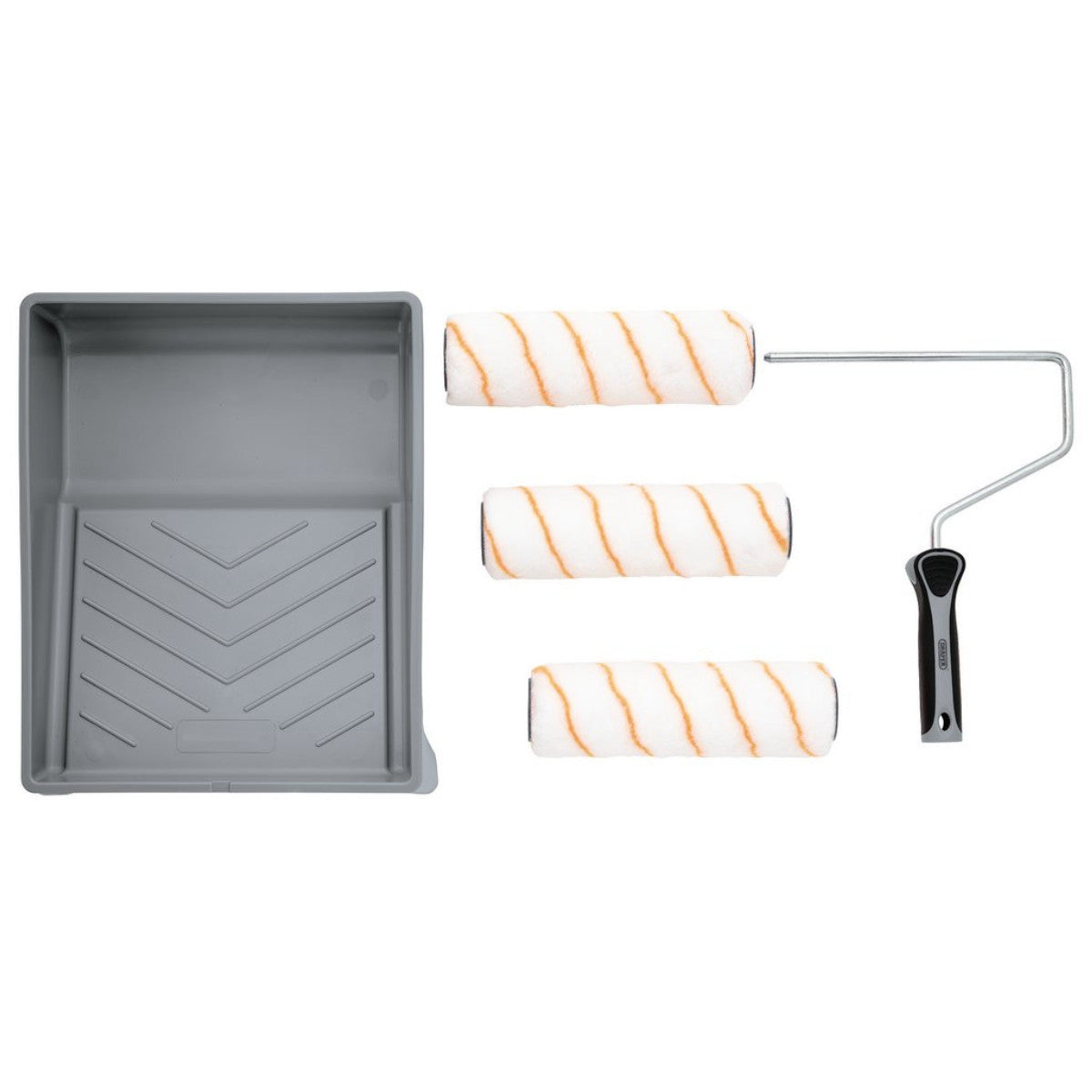 Draper Medium Pile Polyester Paint Roller Set with Soft Grip (5 Piece) 20945