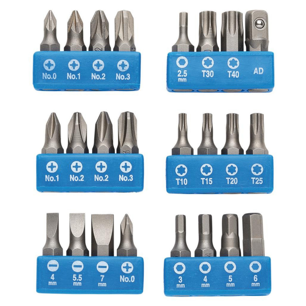 Draper Ratchet Screwdriver Socket and Bit Set, 1/4" Sq. Dr. (40 Piece) 21010
