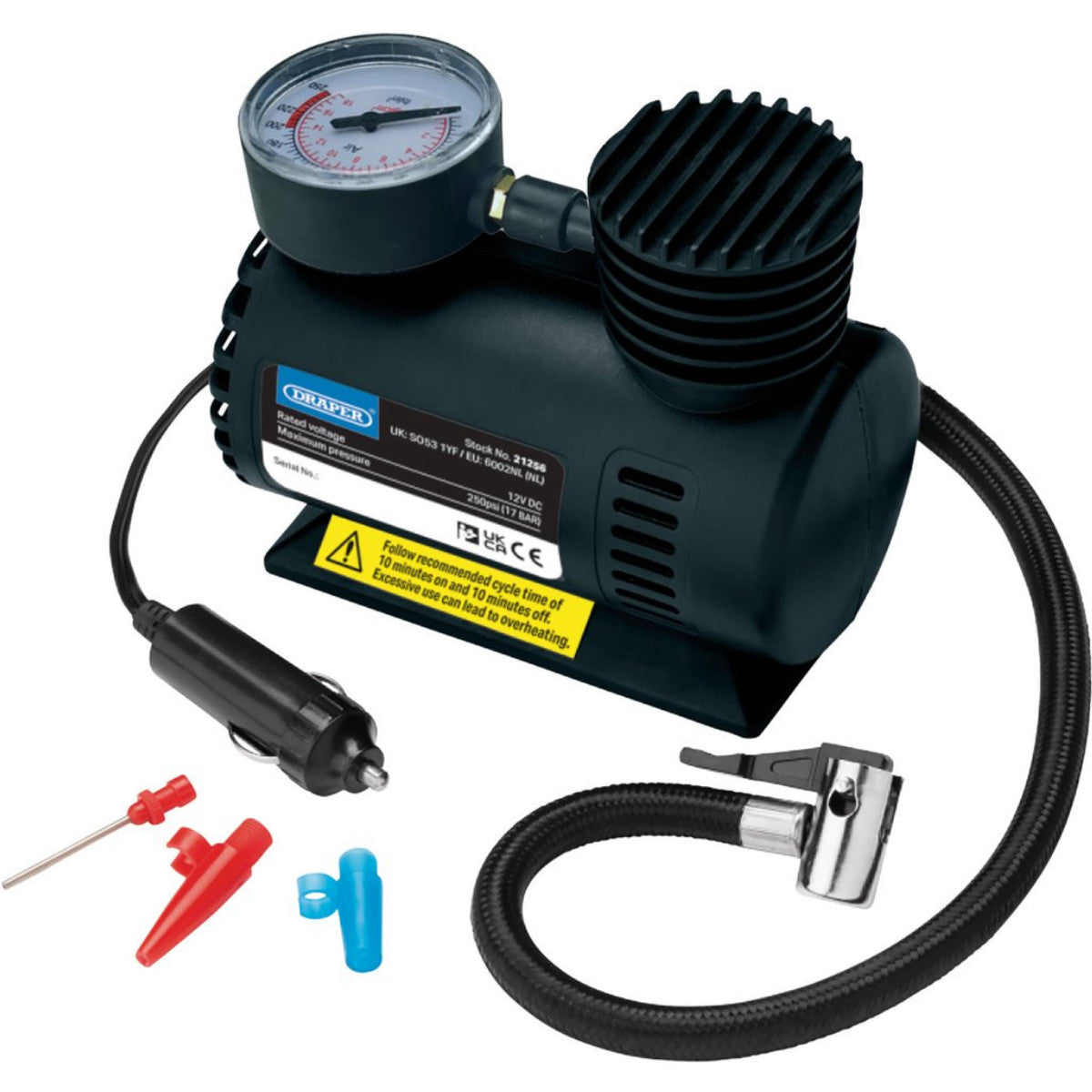 Draper 12V Mini Air Compressor 21256