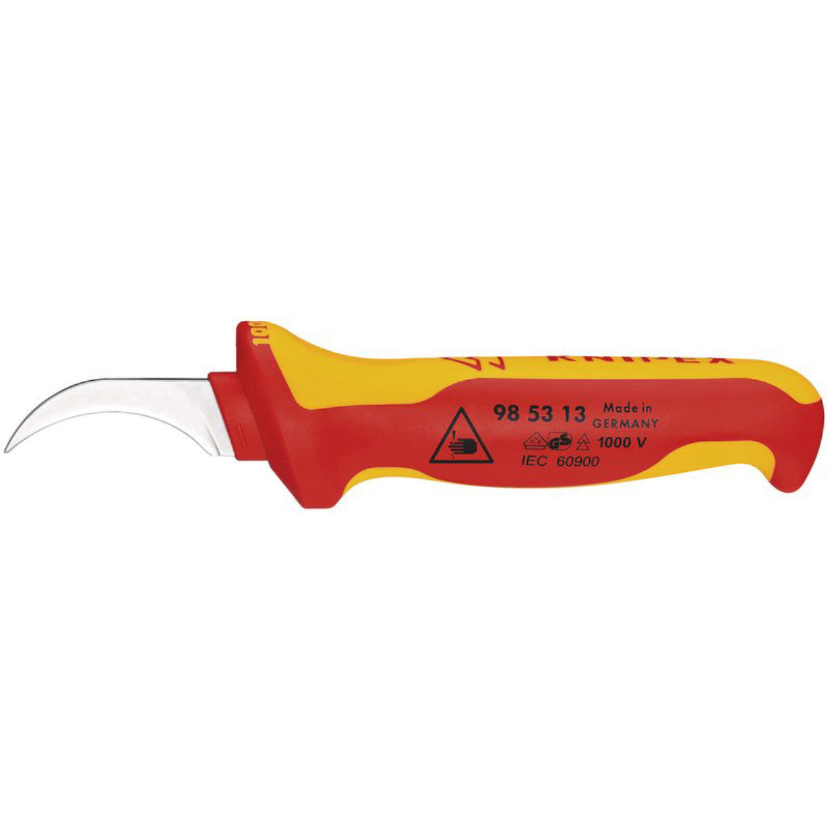 Knipex 98 53 13 VDE Stripping Knife with Multi-Component Handle, 190mm 21490