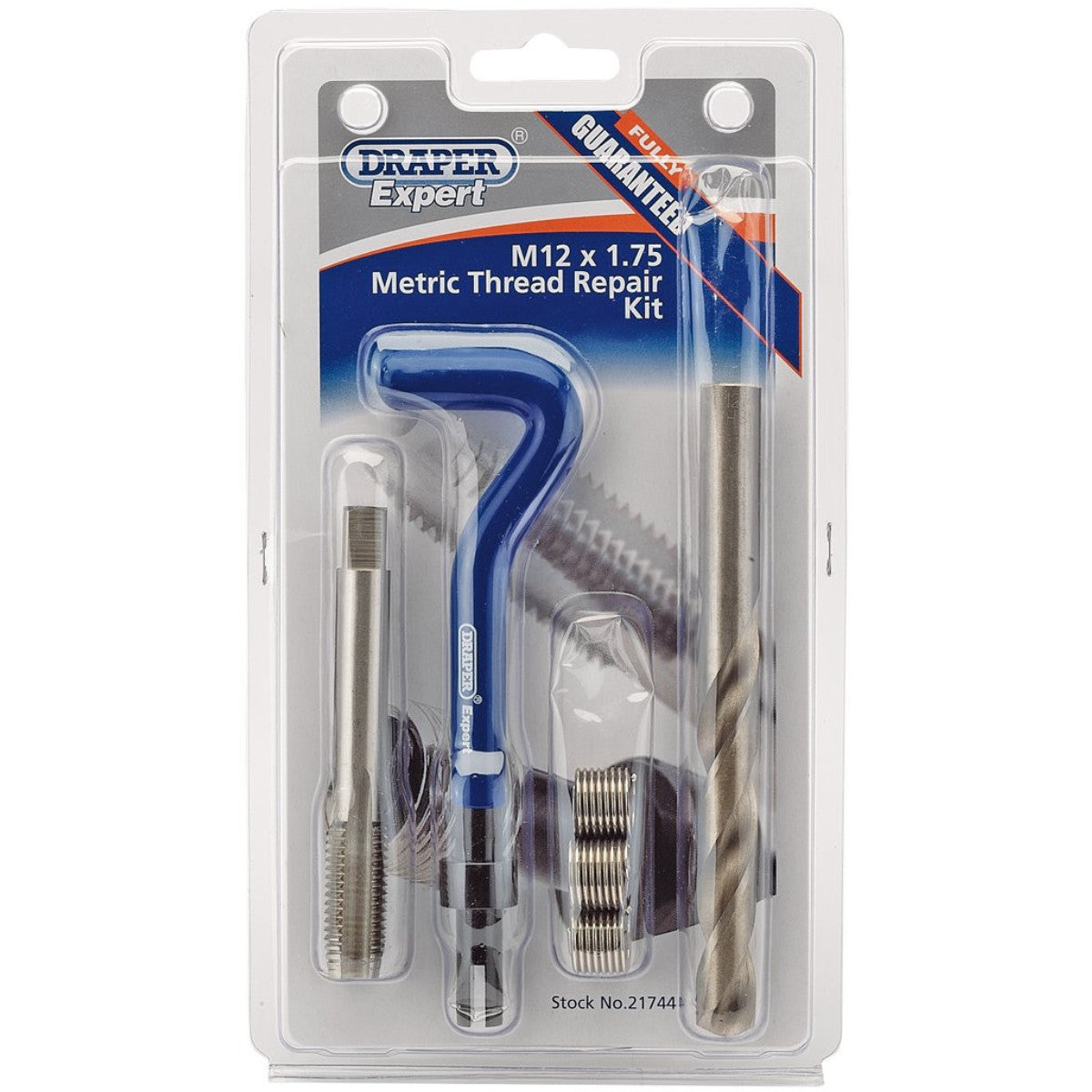 Draper Expert Metric Thread Repair Kit, M12 x 1.75 21744