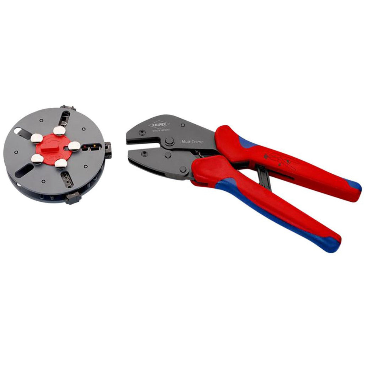 Knipex 97 33 01 MultiCrimp Lever Action Crimping Pliers, 0.25 — 6.0 mm² Capacity, 250mm 22246