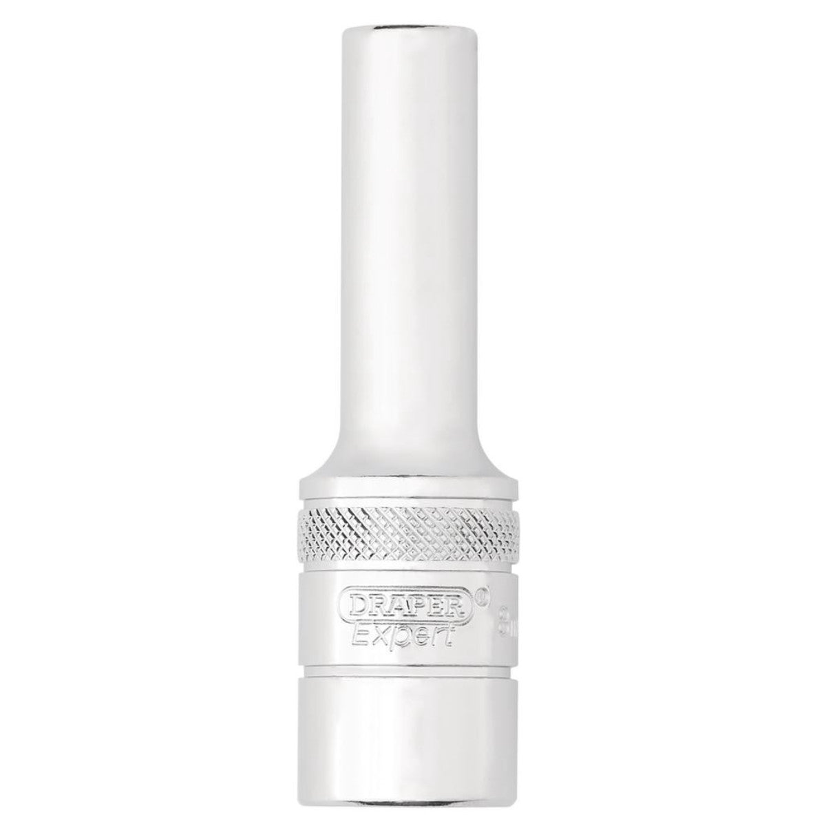 Draper Expert Metric Deep Socket, 1/2" Sq. Dr.,Polished Chrome, 8mm 22406