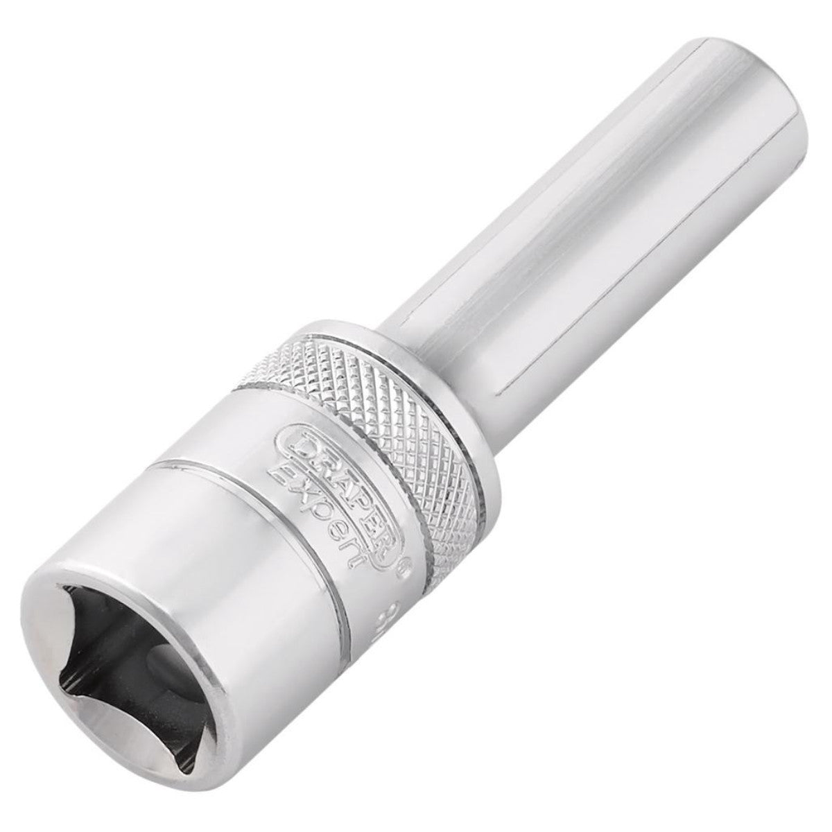 Draper Expert Metric Deep Socket, 1/2" Sq. Dr.,Polished Chrome, 8mm 22406