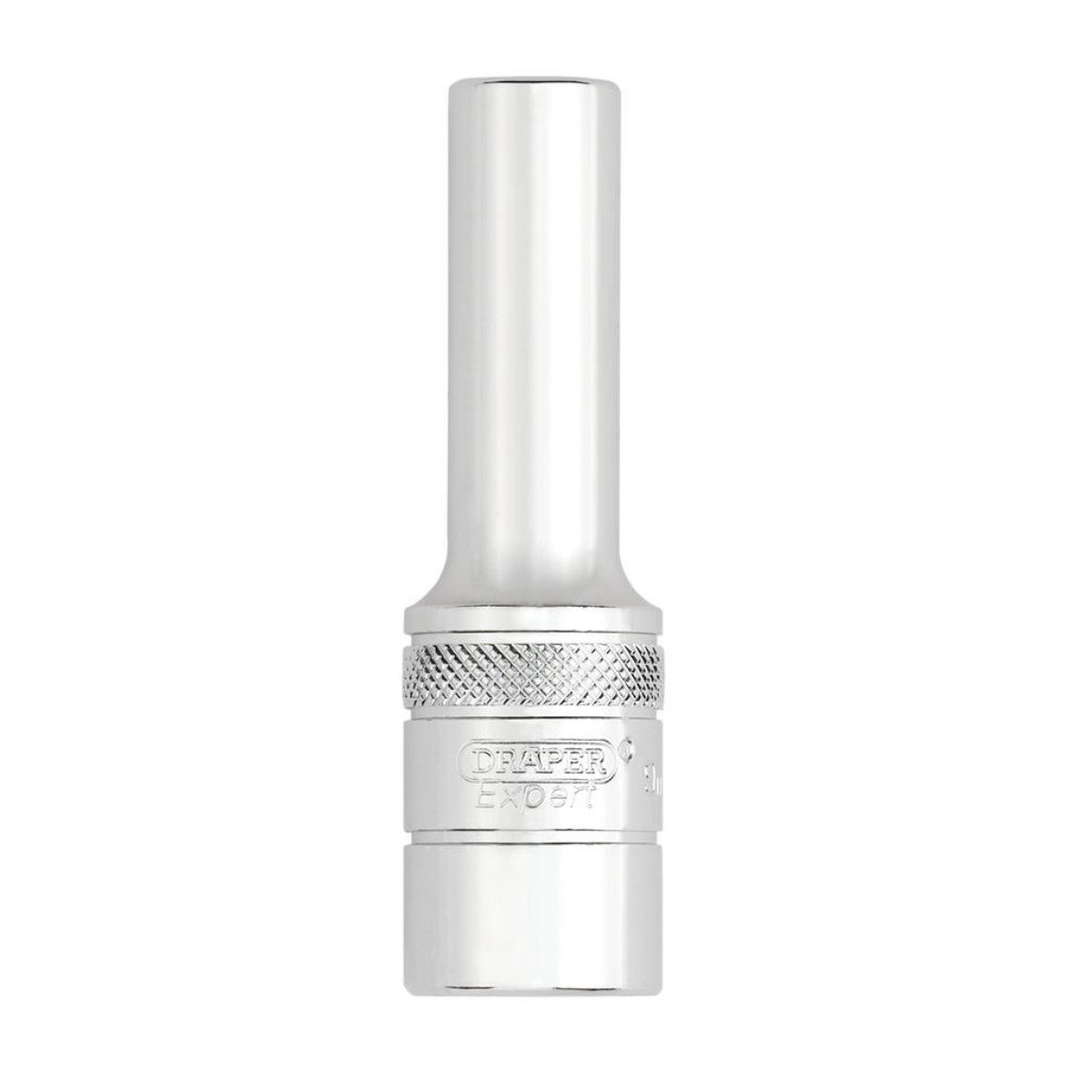 Draper Expert Metric Deep Socket, 1/2" Sq. Dr.,Polished Chrome, 9mm 22407