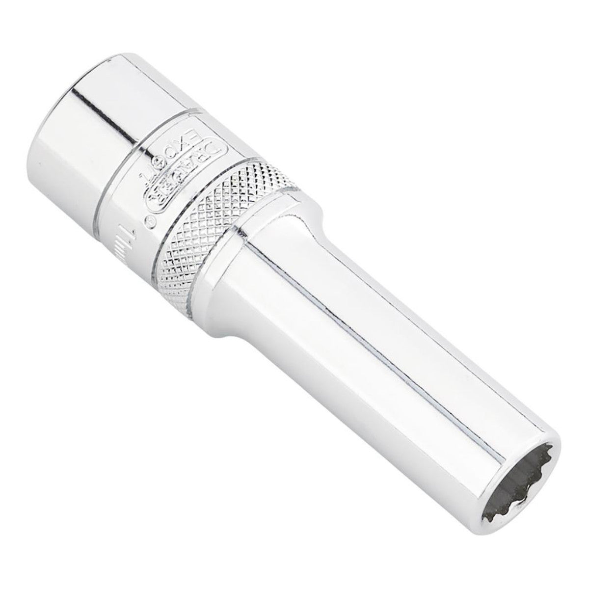 Draper Expert Metric Deep Socket, 1/2" Sq. Dr.,Polished Chrome, 11mm 22408
