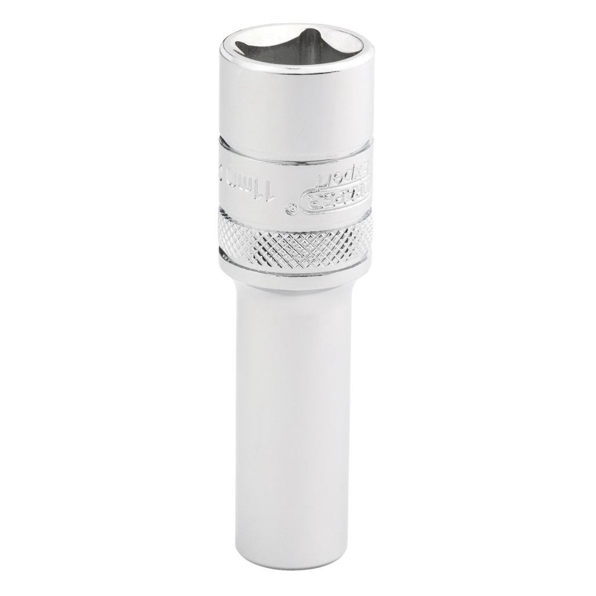Draper Expert Metric Deep Socket, 1/2" Sq. Dr.,Polished Chrome, 11mm 22408