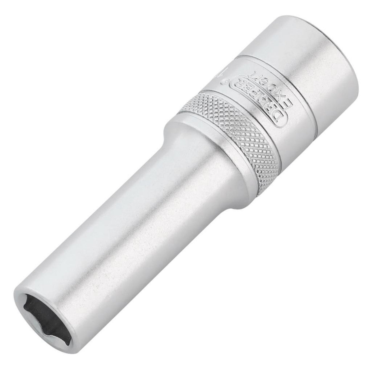 Draper Expert Metric Deep Socket, 1/2" Sq. Dr., Micro Satin Chrome, 11mm 22436