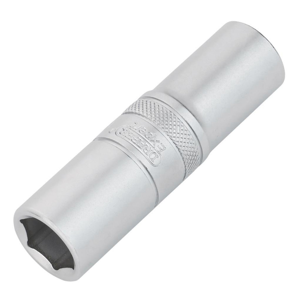 Draper Expert Metric Deep Socket, 1/2" Sq. Dr., Micro Satin Chrome, 15mm 22440