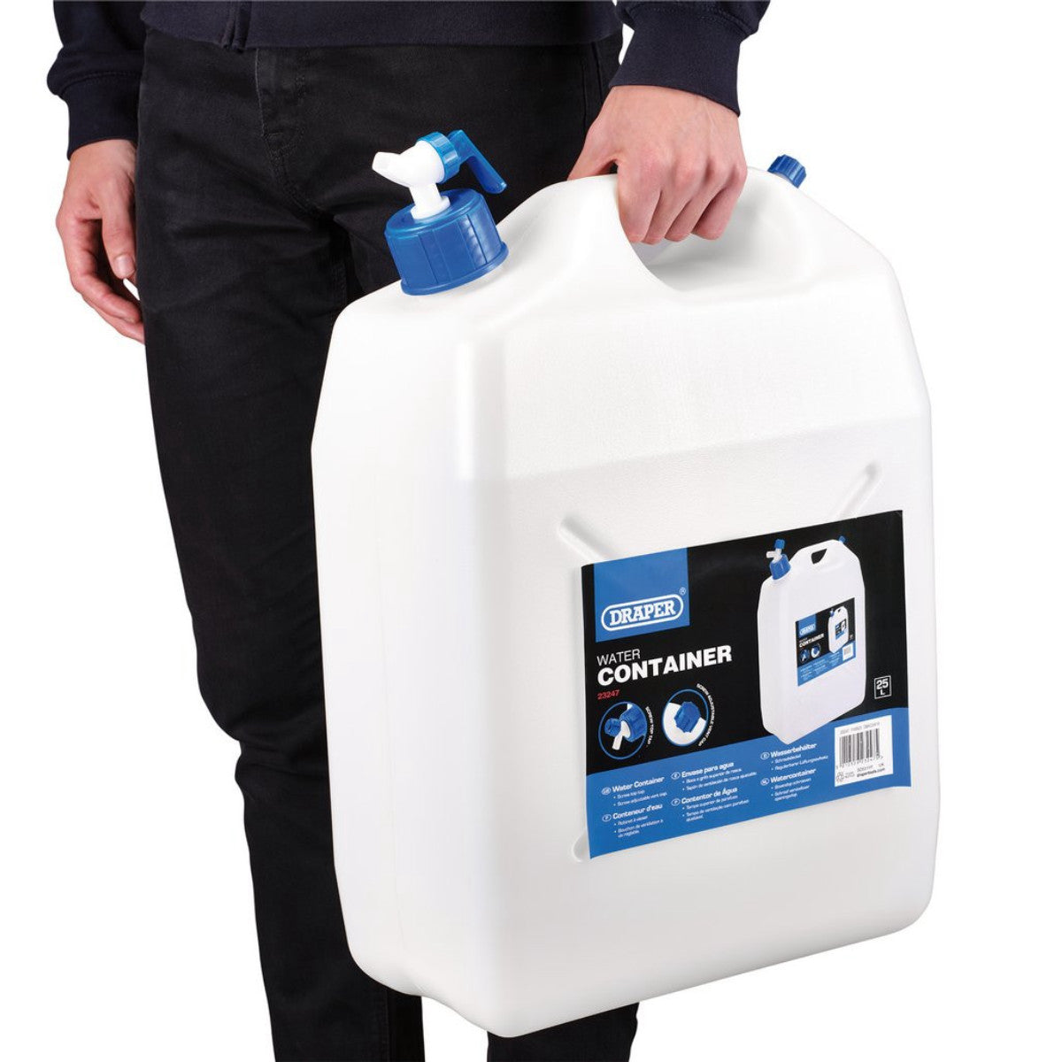 Draper Water Container with Tap, 25L 23247