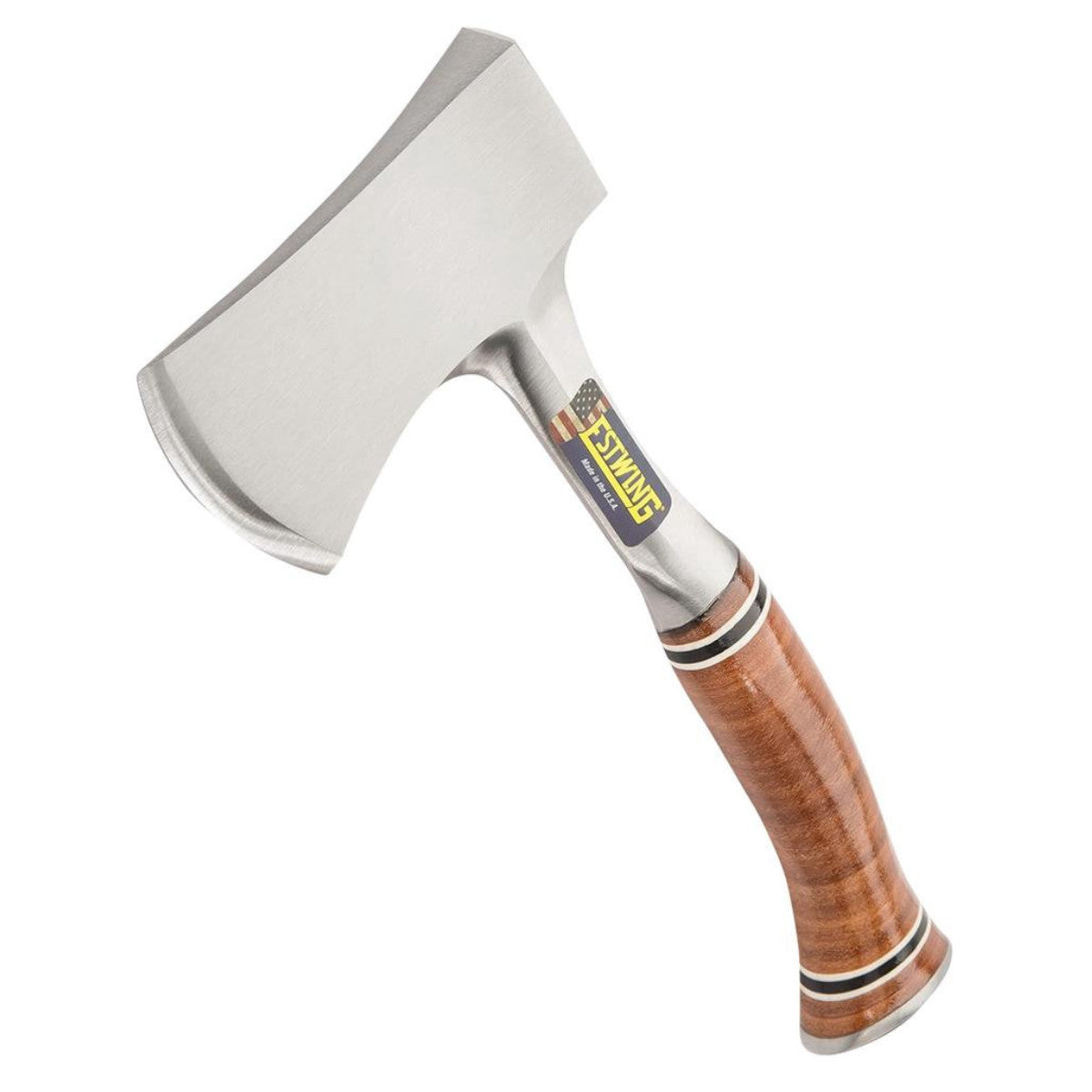 Estwing E14A Sportsman's Axe with Leather Grip, 3-1/4"/83mm 23501