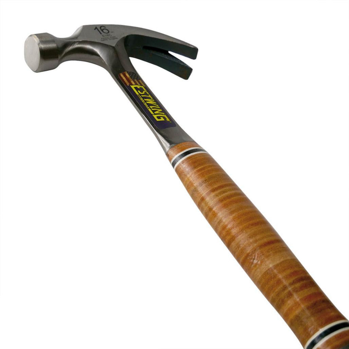 Estwing E16C Curved Claw Hammer with Leather Grip, 16oz/448g 23506