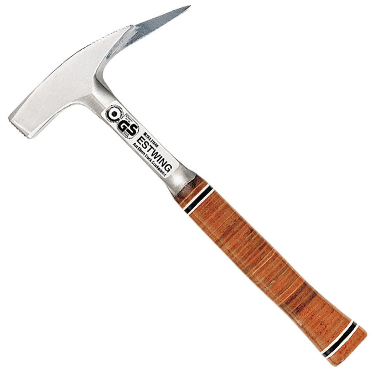 Estwing E239MM Milled Face Roofers Pick Hammer with Leather Grip, 21oz/600g 23517