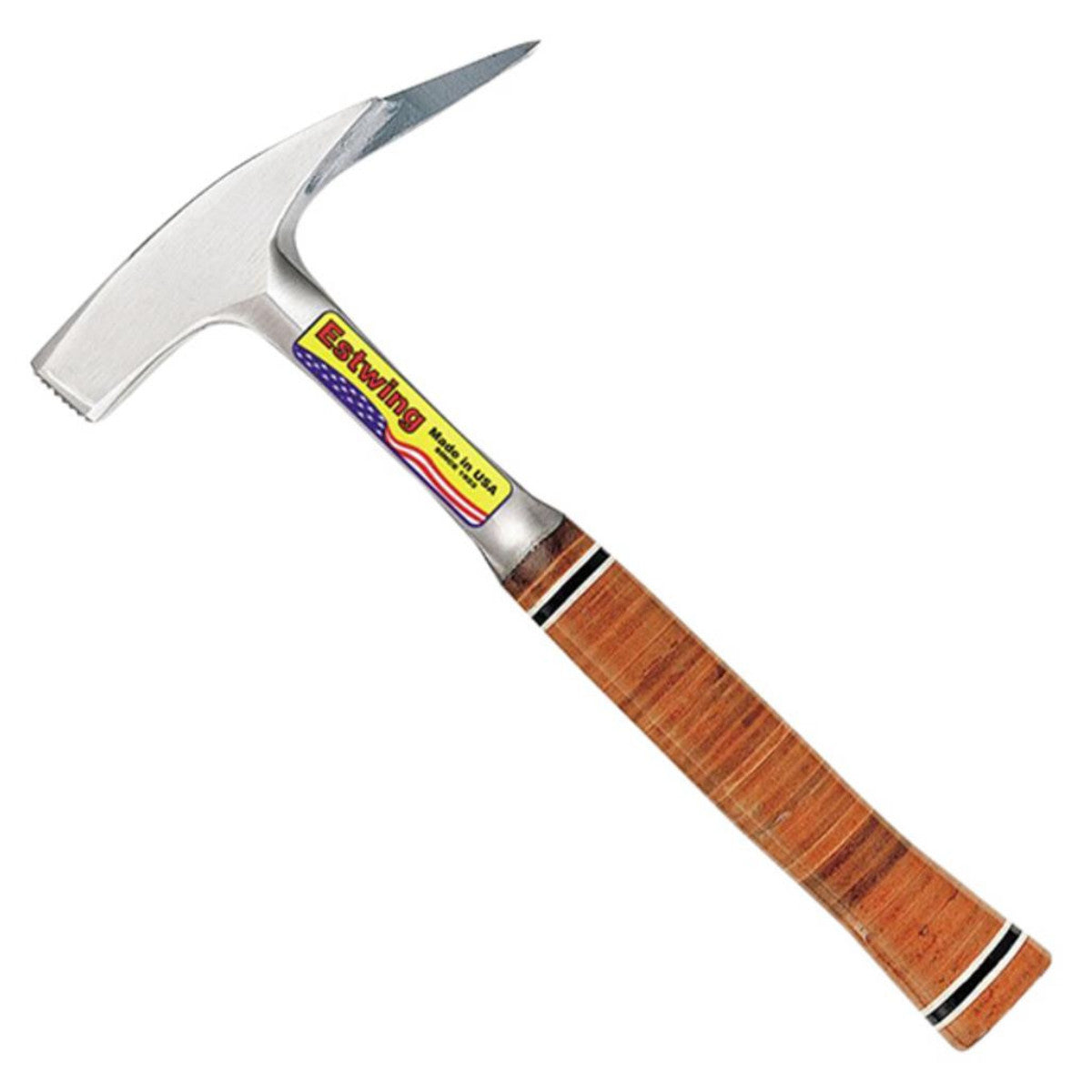 Estwing E239MS Smooth Face Roofers Pick Hammer with Leather Grip, 21oz/600g 23518