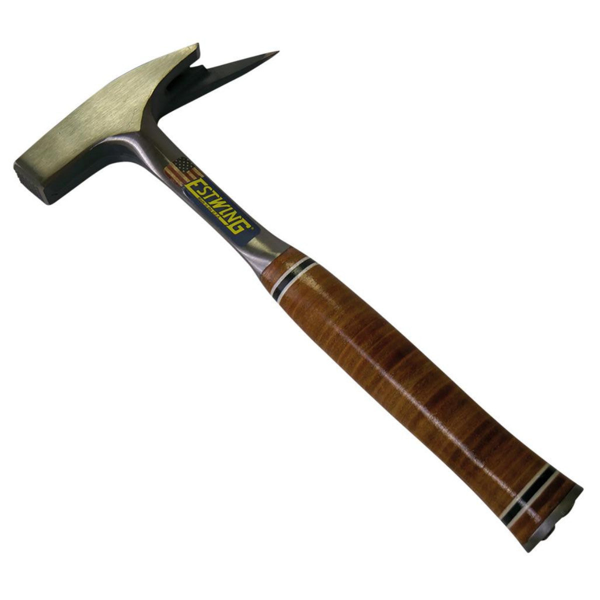 Estwing E239MS Smooth Face Roofers Pick Hammer with Leather Grip, 21oz/600g 23518