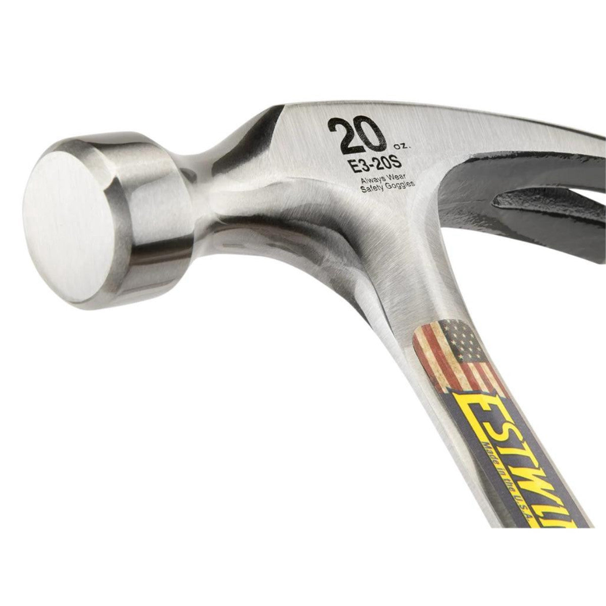 Estwing E3-20S Straight Claw Hammer, 20oz/560g 23539