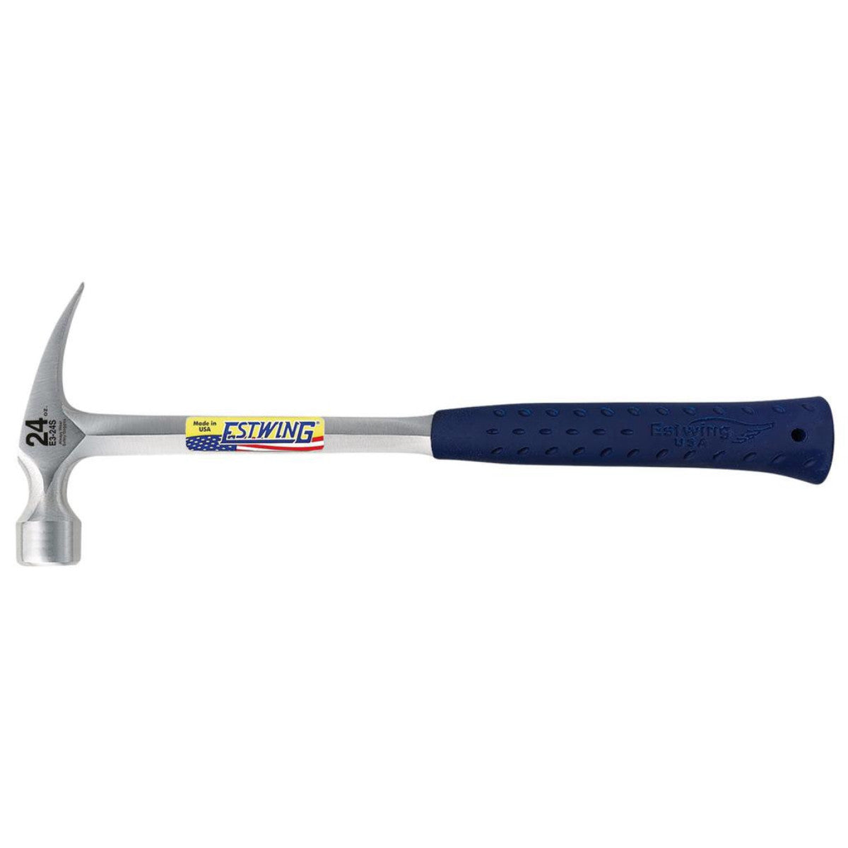 Estwing E3/24S Smooth Face Straight Framing Hammer, 24oz/672g, 16" 23567